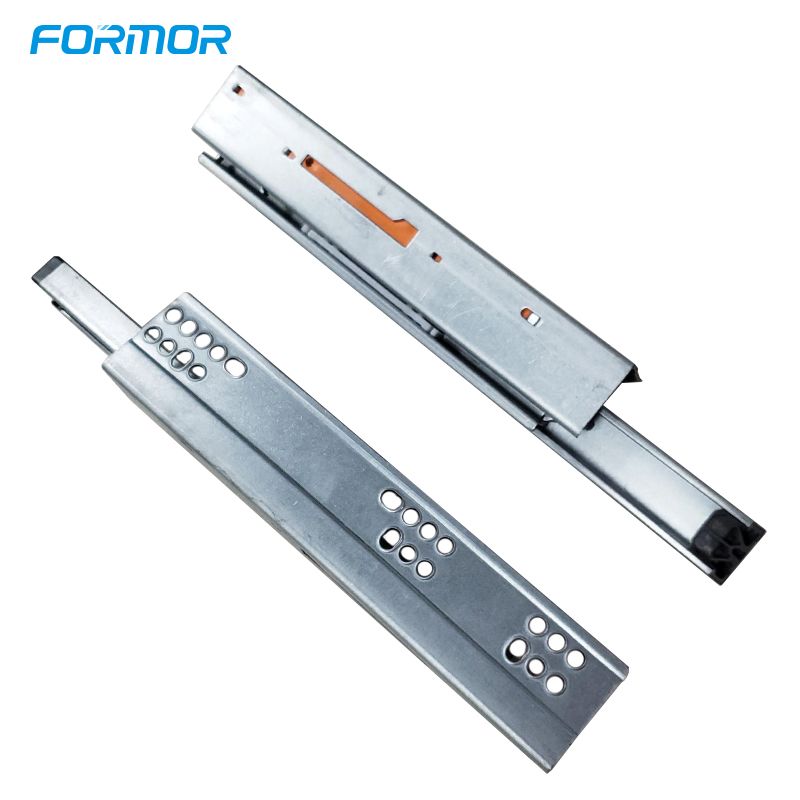 Push to open undermount slide 2-fold with 3D-adjustment part